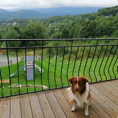 Chalet Na Skale Z Widokiem Na Panorame Karkonoszy
