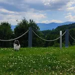 Na Skale Z Widokiem Na Panorame Karkonoszy 木屋 *