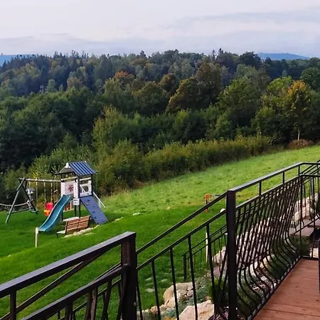 Na Skale Z Widokiem Na Panorame Karkonoszy Szklarska Poręba